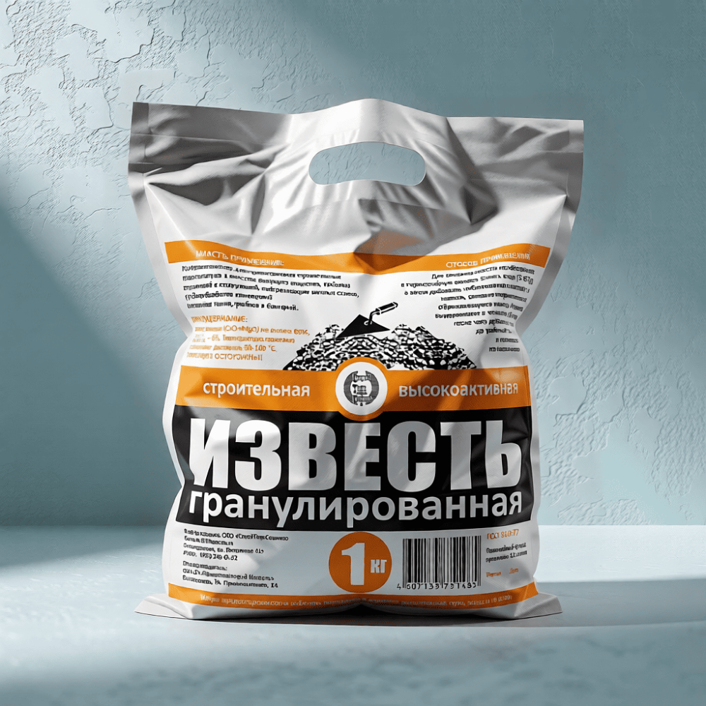 Известь гранулированная, 1 кг