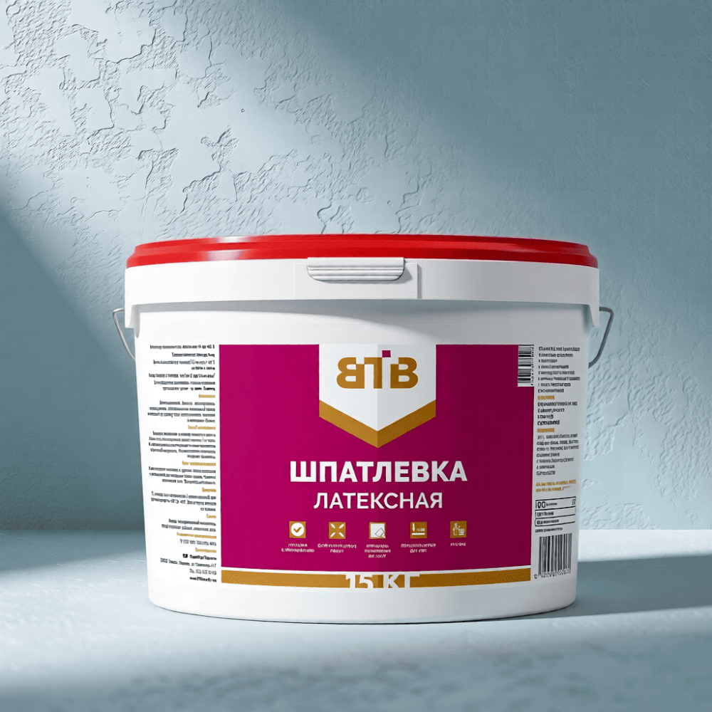 Шпатлевка латексная ВТВ,15 кг #REGION_NAME_DECLINE_PP#
