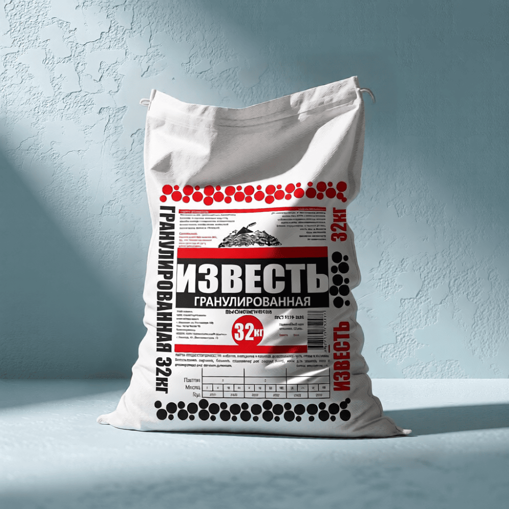Известь-гранулированная, 32 кг
