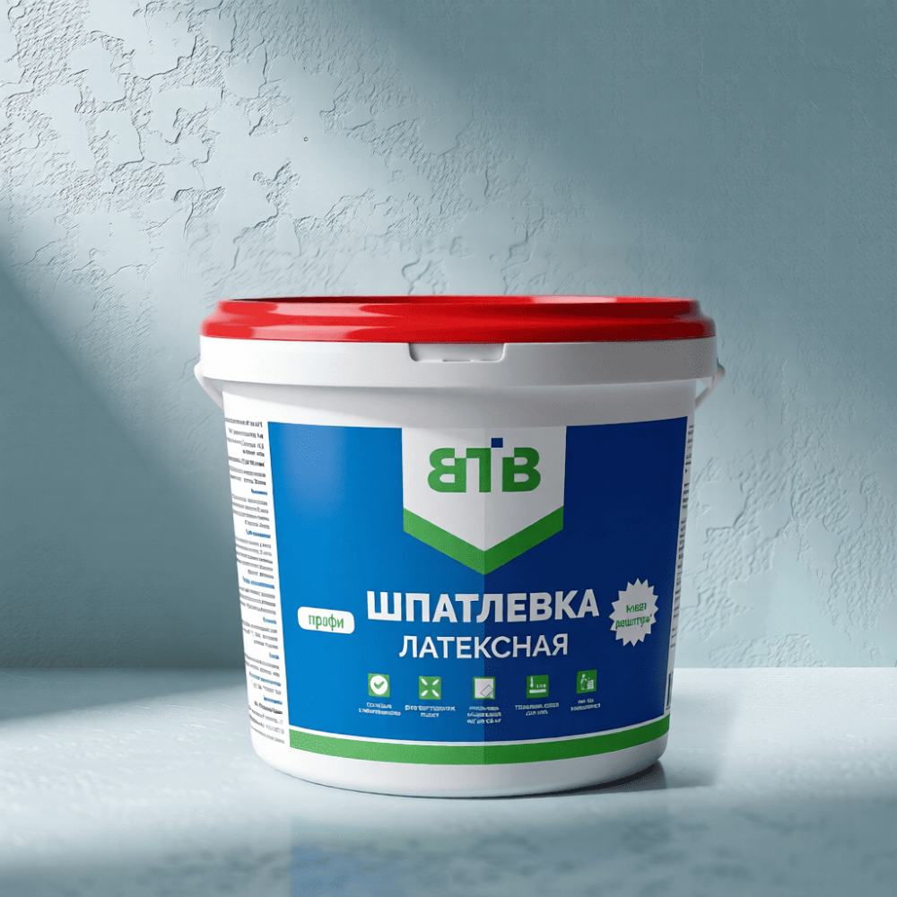 Шпатлевка латексная ВТВ Профи, 1,5кг 