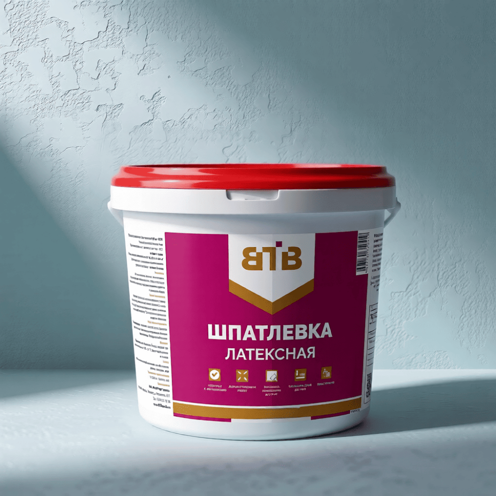 Шпатлевка латексная ВТВ, 8 кг 