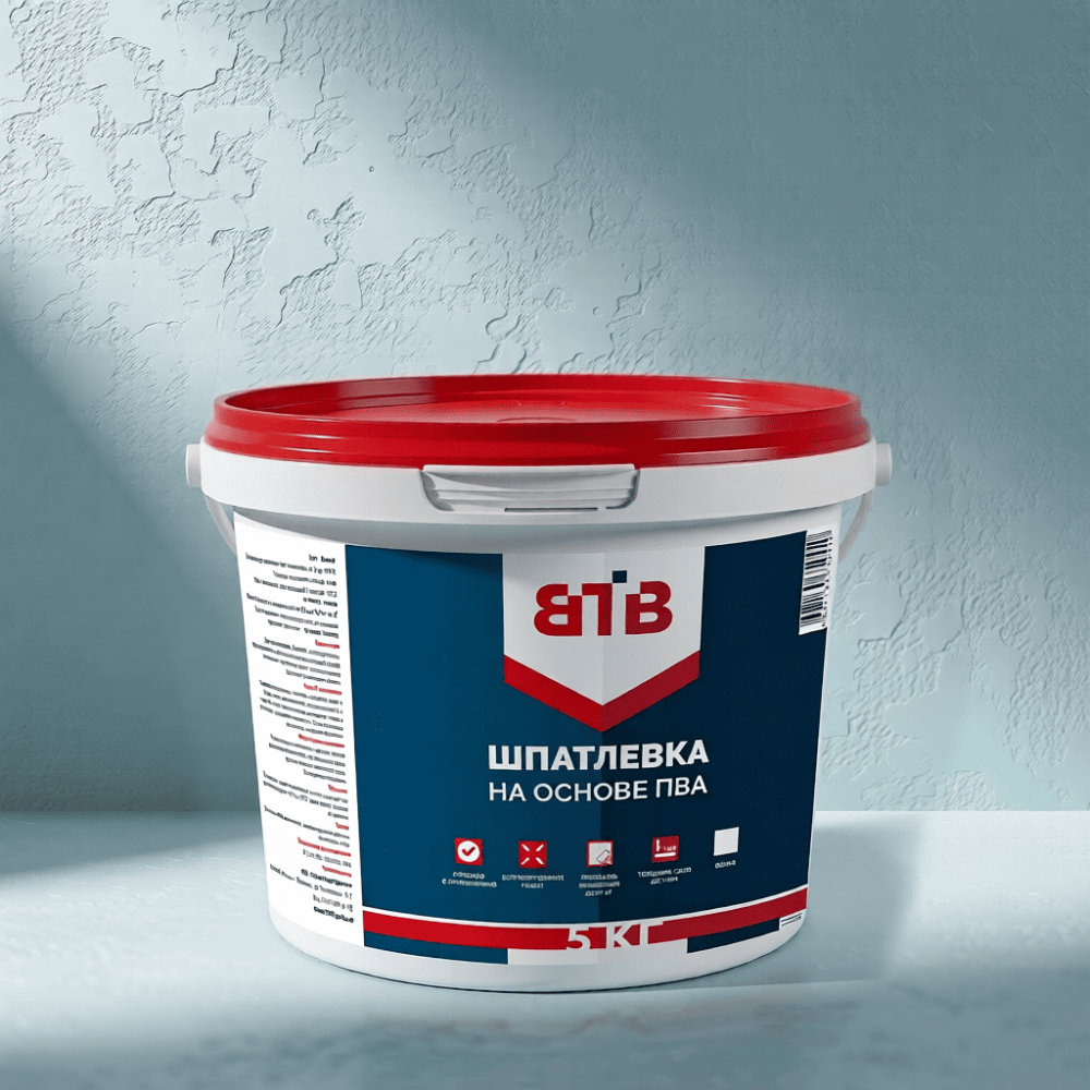Шпатлевка ВТВ на основе ПВА 5кг 