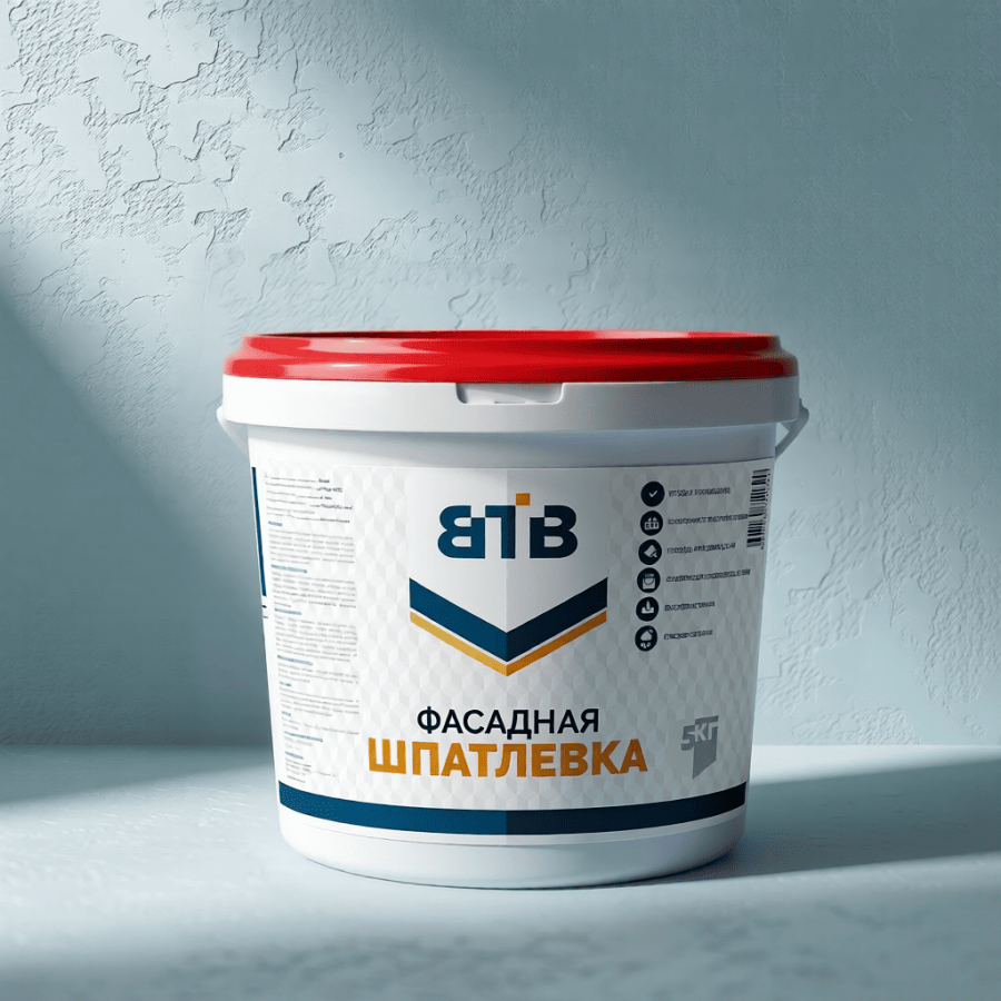 Шпатлевка фасадная ВТВ 5кг 