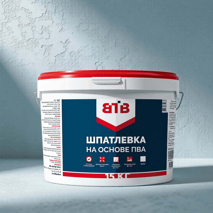 Шпатлевка ВТВ на основе ПВА, 15кг 