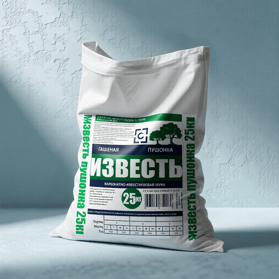 Известь-пушонка, 25 кг